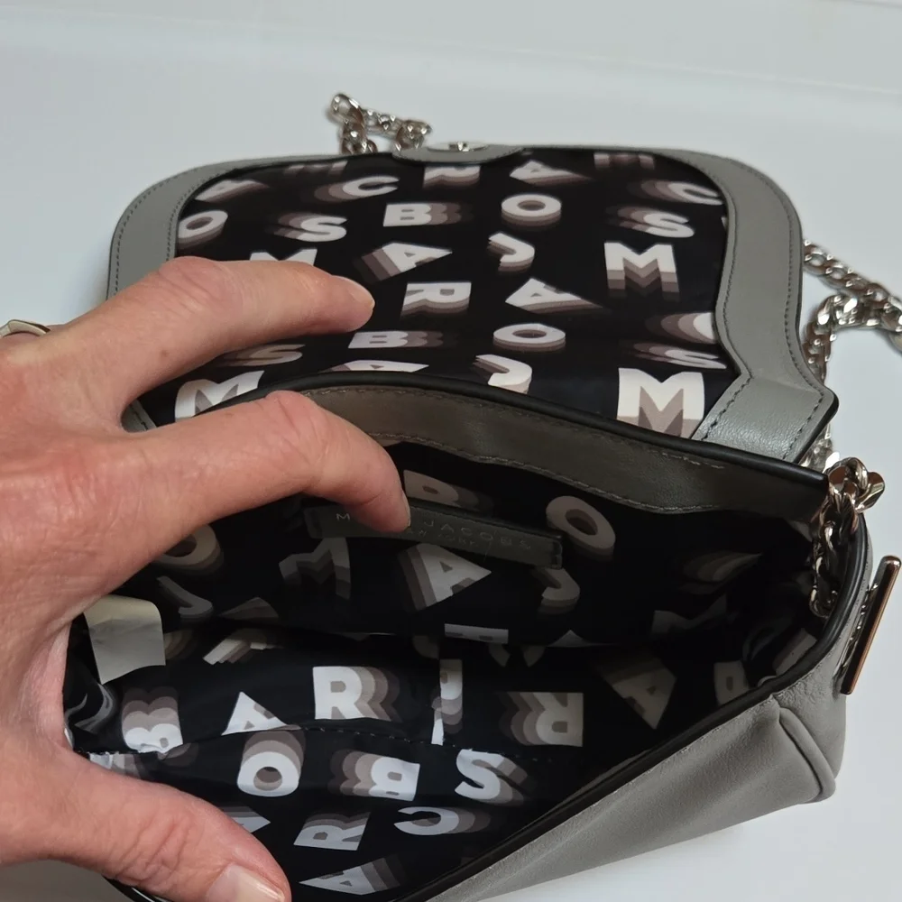 Marc Jacobs Silver Crossbody Bag